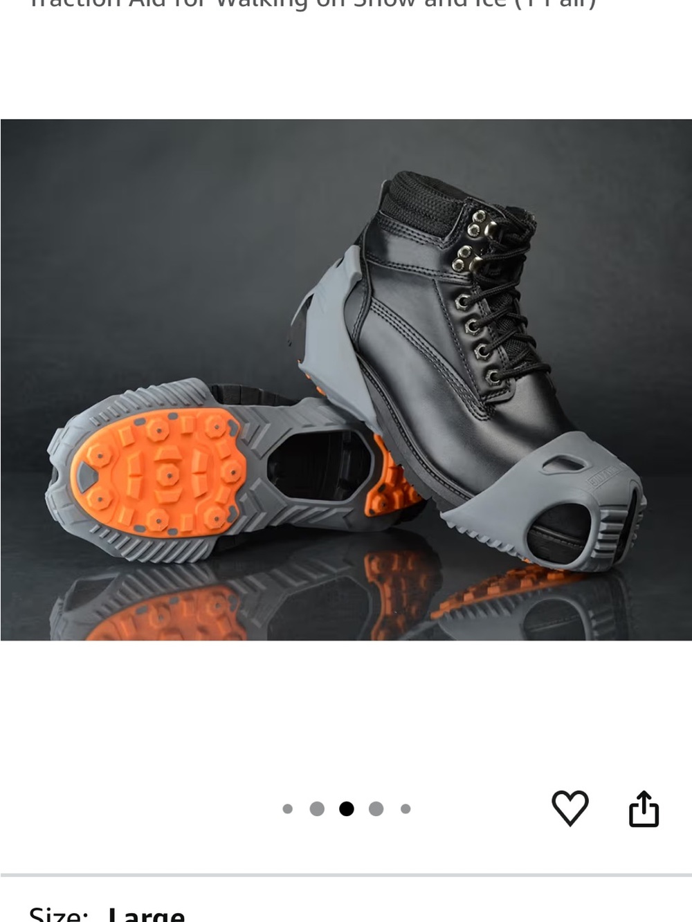 Winter walking Low Pro Ice Cleat